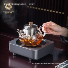 耐热玻璃茶壶纯手工煮茶壶家用泡茶功夫茶具鑫凤祥玻璃茶具加包邮