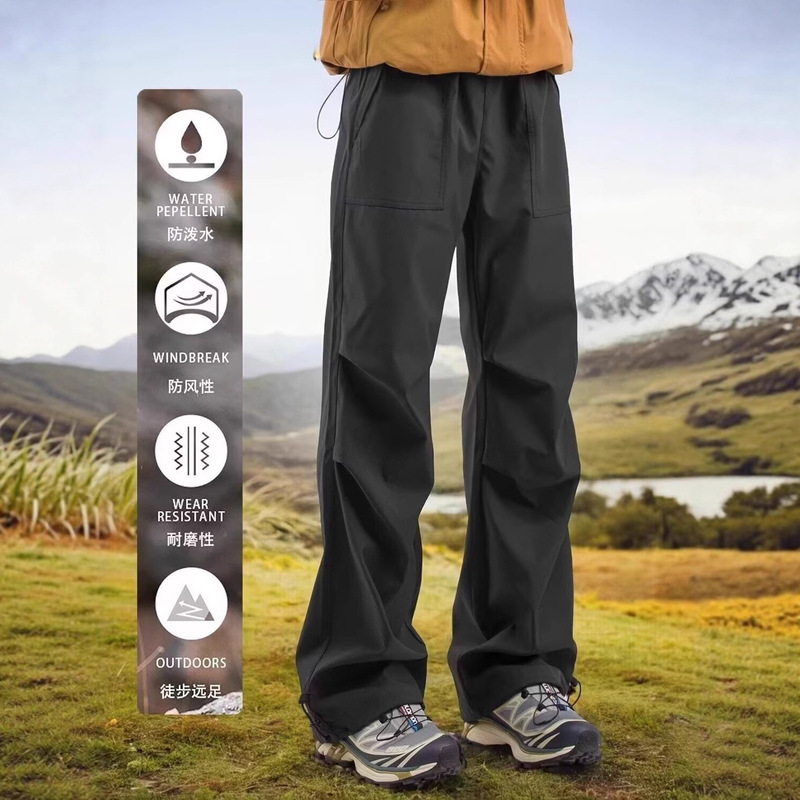 American Retro High Street Cargo Pants for Men, Straight Wide-Leg Casual Pants, 2025 New Fashion Trendy Ins Long Pants for Men