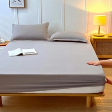 A类防水床笠纯色床罩单件透气防尿隔尿垫席梦思床垫全包保护床套