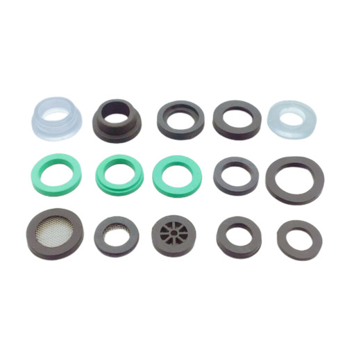 4 points 6 points mesh nozzle shower hose inlet pipe seal gasket silicone rubber gasket filter