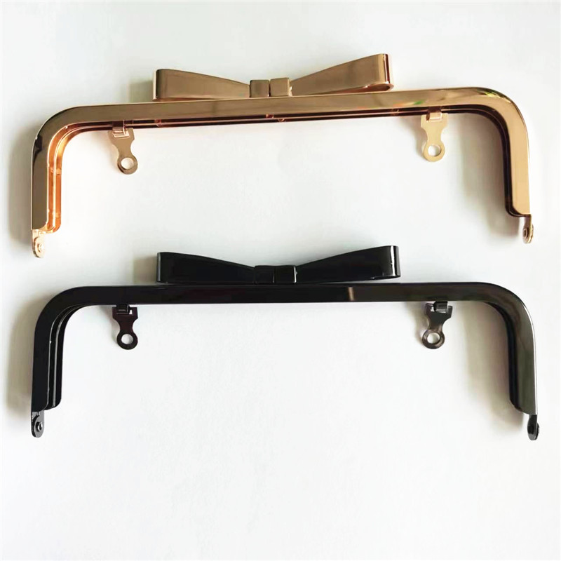 25CM Gold Round Corner Bow Clip