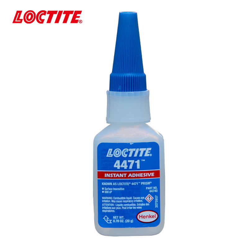 LOCTITE4471瞬干胶不敏感型装配难粘材料粘酸性表面铬酸盐处理