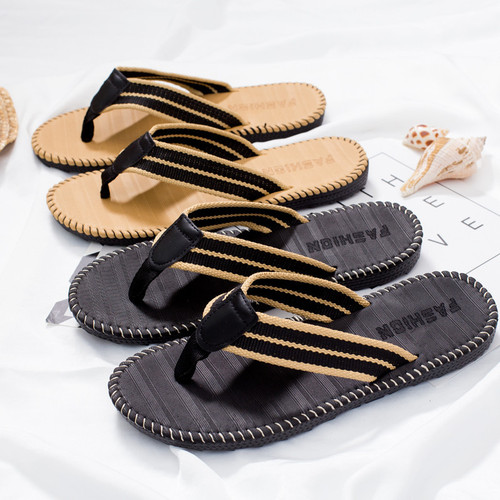 Southeast Asia cross-border summer Internet celebrity new casual beach flip-flops men's rental outdoor clip-on finger drop shipping