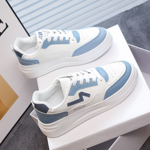 Trendy and fashionable white shoes, campus style, versatile shoes, women's autumn and winter shoes,  new high-value casual sneakers