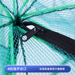 Grid mesh shrimp trap with thickened frame, folding automatic fish and shrimp trap, eel and loach crab and shrimp trap