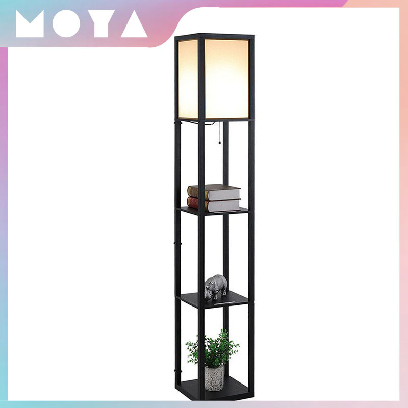 Foreign Trade Cross-Border Floor Lamp with Shelf, Modern Minimalist Wooden Bedroom Standing Lamp, Storage Coffee Table Lamp Foreign Trade Cross-Border Floor Lamp with Shelf, Modern Minimalist Wooden Bedroom Standing Lamp, Storage Coffee Table Lamp