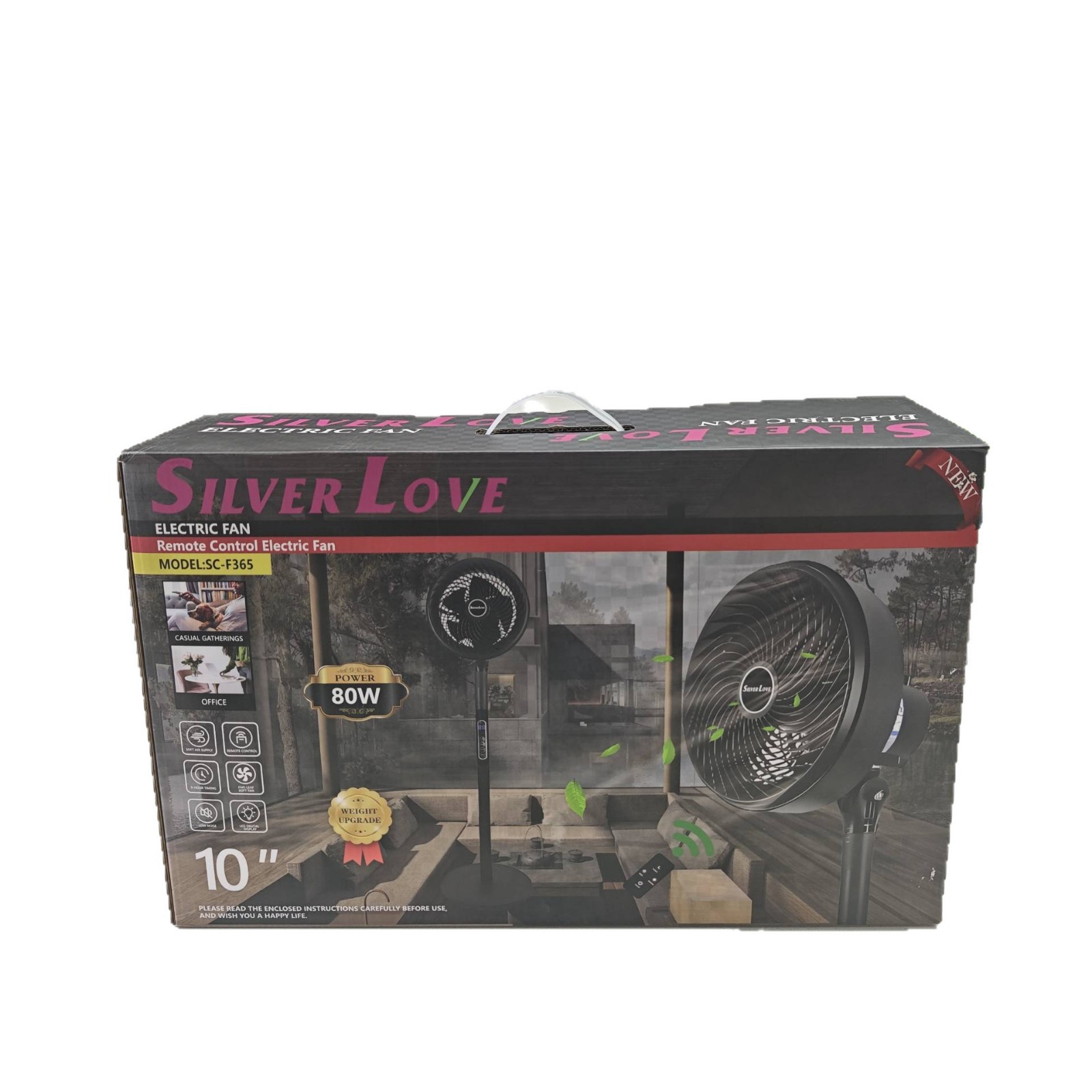 Comercio exterior exportación de ventilador eléctrico de control remoto de 10 pulgadas ventilador de piso de gran viento doméstico 220V fábrica directa de seis velocidades