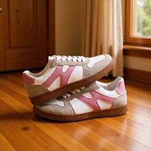 德训鞋女2025秋冬平底板鞋小白鞋休闲运动鞋外贸秋季大码阿甘女鞋