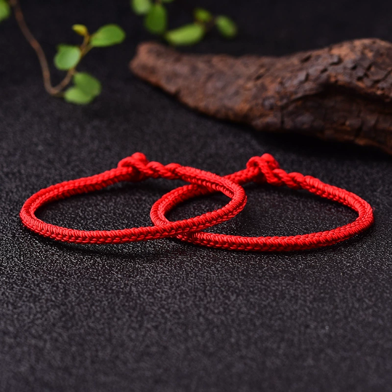 Оптовая продажа ручной работы из восьми красных браслетов