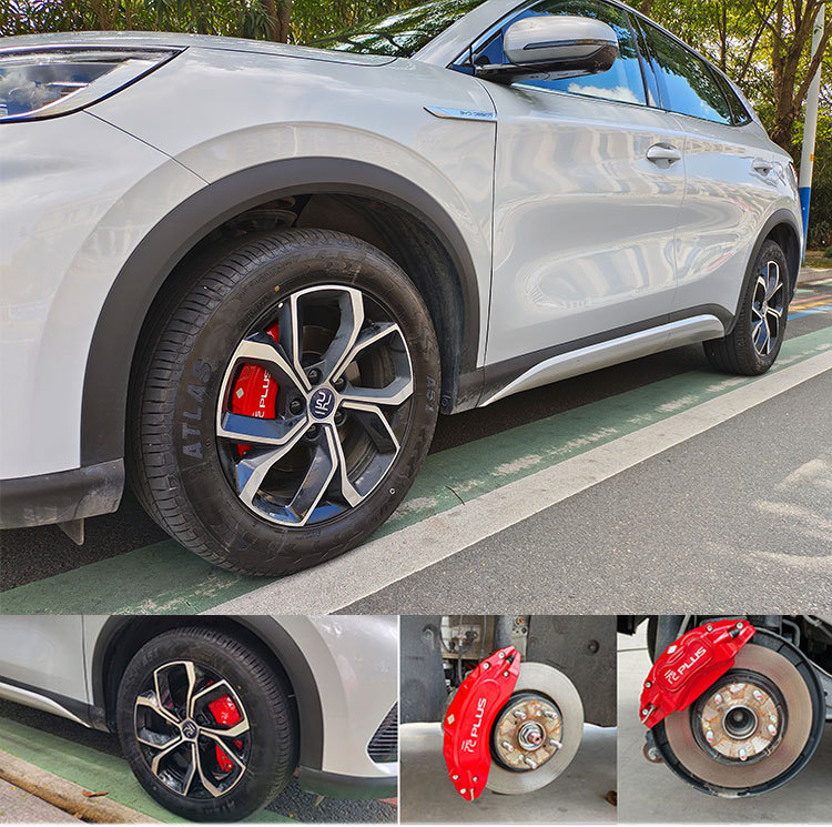 Suitable for BYD Qin PLUS brake caliper cover modification, Han, Tang, Song, Yuan aluminum alloy cover, Destroyer 05, Seal E9