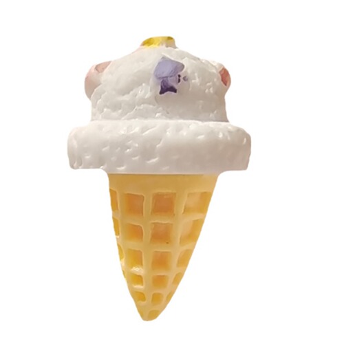 Macaron color star ice cream cone simulation food toy resin accessories diy glue cream glue mobile phone case