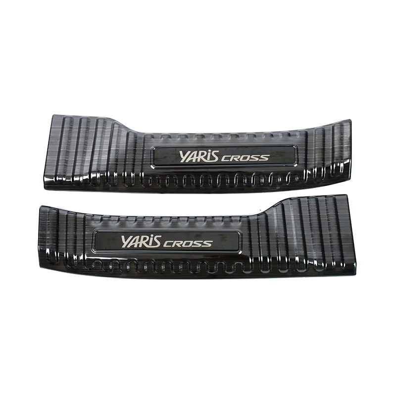 Suitable for 24 Toyota Yaris cross stainless steel sill bar modified welcome pedal trunk rear guard