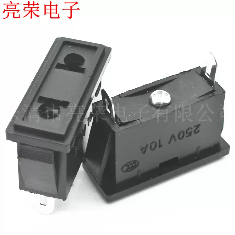 两位扁插 AC-10 AC-02A 欧标两孔卡式插座 CE AC电源插座