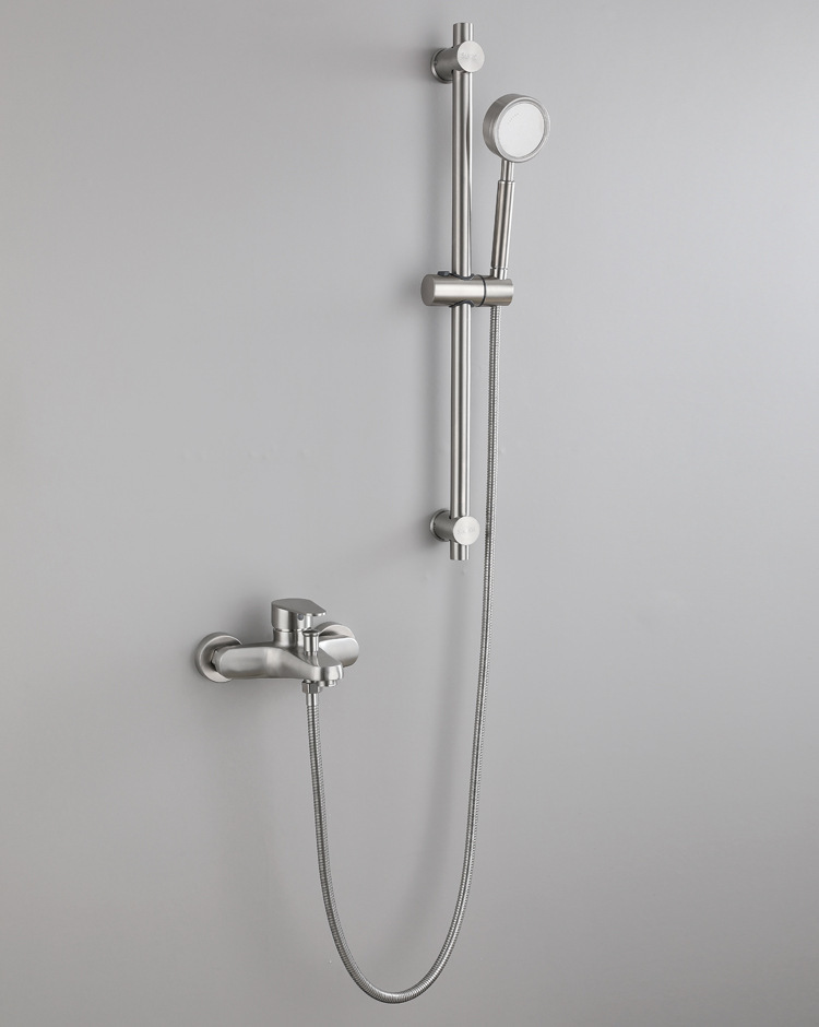 304 stainless steel cold and hot three-in-one faucet, cold and hot concealed three-in-one mixing valve, bathtub faucet, shower faucet Application Scenario