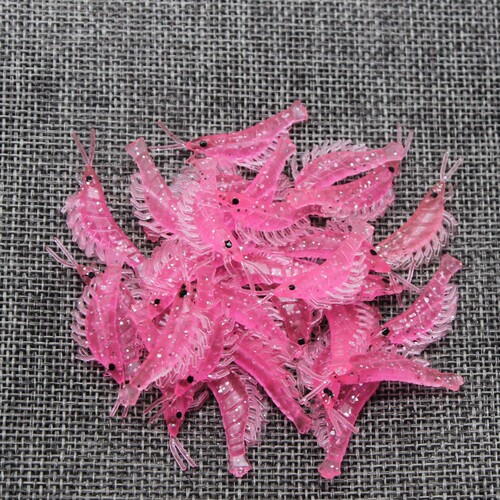 Wholesale 3.9cm grass shrimp lure with eyes, shrimp soft shrimp fake bait, soft bait bass mandarin fish fishing bait