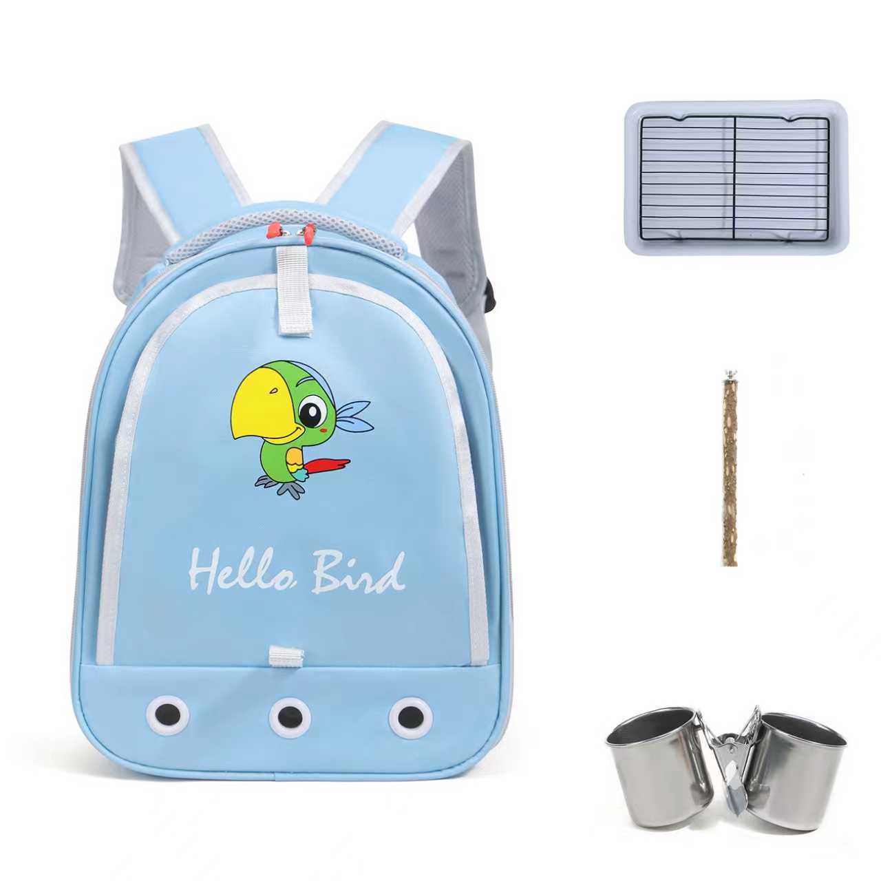 Bolsa de Transporte para Pájaros Little Sun, Jaula Portátil de Doble Hombro, Plegable y Transpirable para Palomas y Aves, para Uso en Exteriores