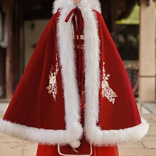 仿獭兔毛条唐装汉服童装服装皮草羽绒服斗篷辅料毛饰经典款毛边