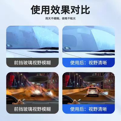 Cleaning Rearview Mirror, Glass agent