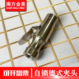 Wholesale Self-Locking Tire Inflation Chuck Car Air Pressure Gauge Inflator Tire Pressure Gauge Clamp Inflator Inflator