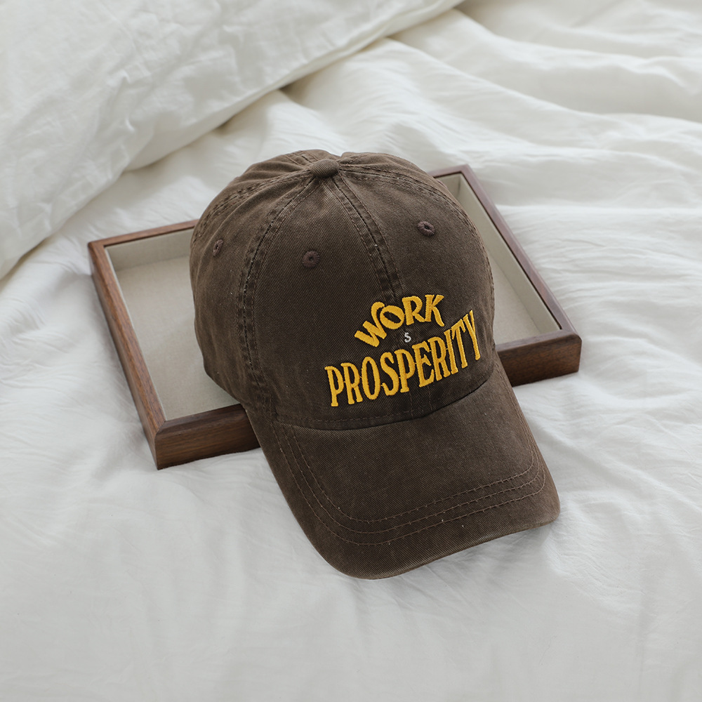 Hanfeng personalidad letras para niños sombrero de lengua de pato suave superior versátil modelado gorra de béisbol sombrero de sombrero de sombrero