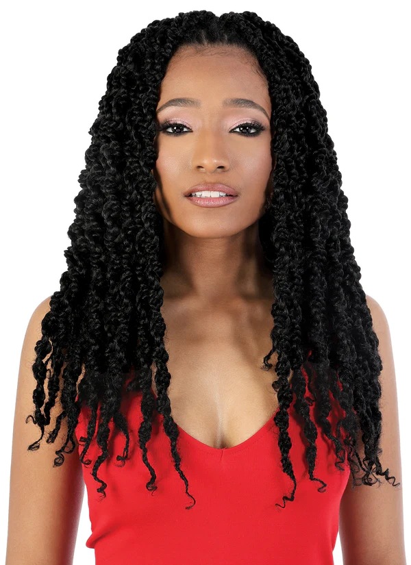 Peluca de fibra química, peluca de trenza, fibra química femenina, seda de alta temperatura