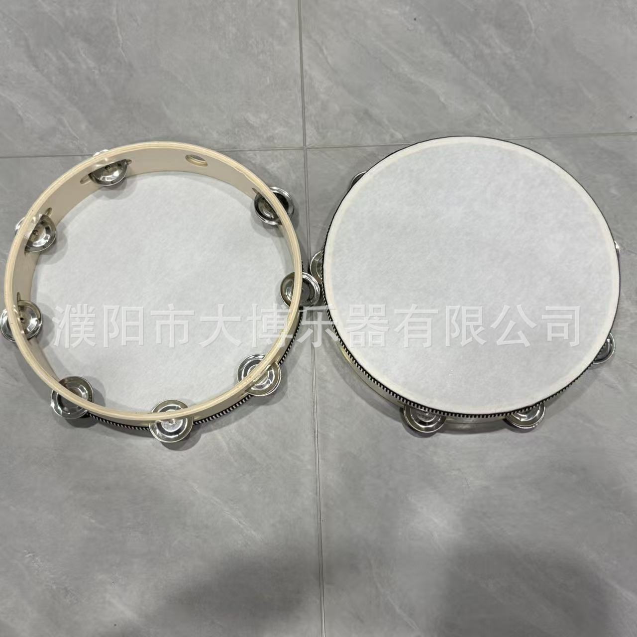 Instrumento de percusión Orff pandereta de doble fila 4 pulgadas 6 pulgadas 7 pulgadas 8 pulgadas 10 pulgadas tambor de mano tambor súper fuerte image 17