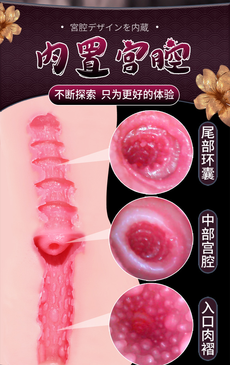 Jiuai Xiaosenai Half-Body Masturbator TPE Simulated Vagina and Buttocks Manual Adult Toy — detail image 4