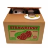 Strawberry white cat