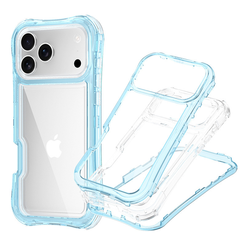 跨境新品适用IP17PROMAX美腰气垫三合一手机壳南美东南亚防摔TPU|undefined