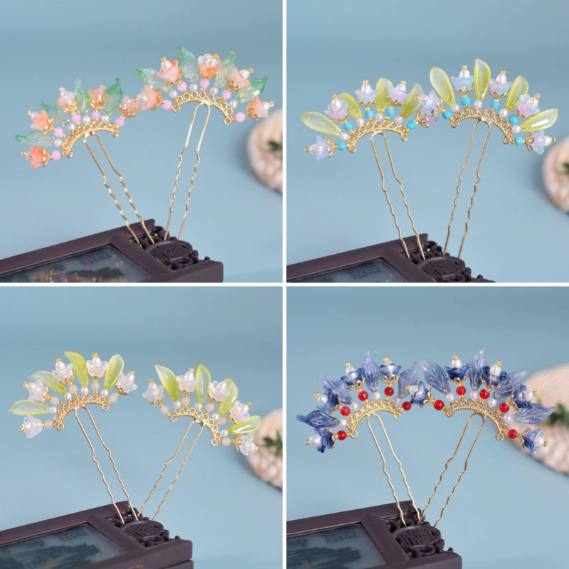 Древний стиль cheongsam перегородчатый жемчужный бахрома бабочка Tang Fengming экзотические Hanfu Hanfu декоративные позолоченные аксессуары