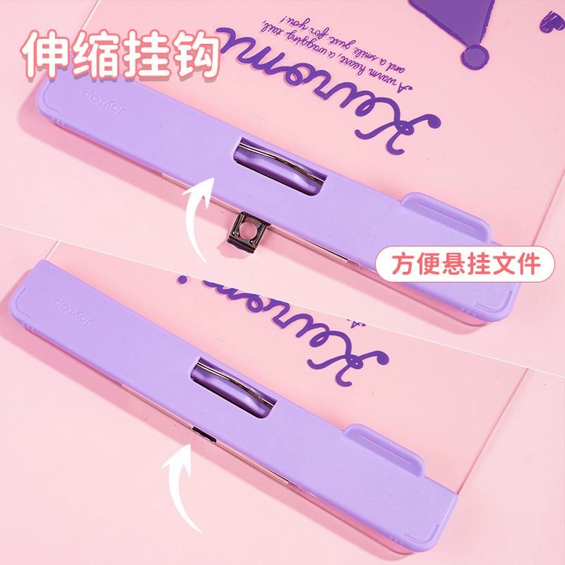 Sanrio A4 board clip hard transparent acrylic thickened pad big ear dog writing board homework clip primary school student