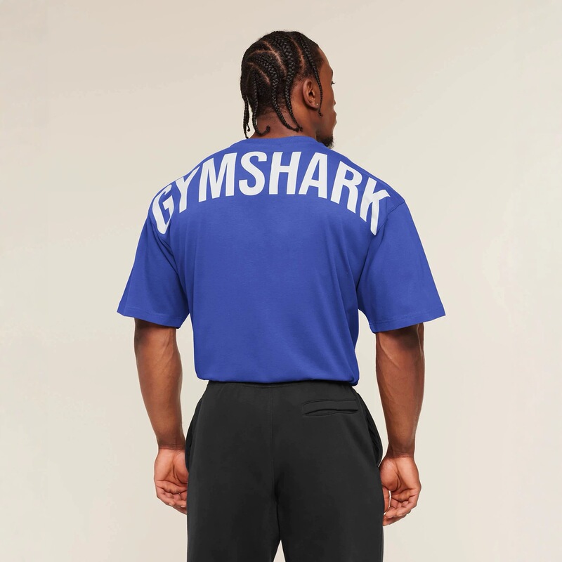 Gymshark Men's Oversized T-Shirt Summer Outdoor Sports Fitness Cotton Loose Fit Casual Short-Sleeved Top Gymshark Men's Oversized T-Shirt Summer Outdoor Sports Fitness Cotton Loose Fit Casual Short-Sleeved Top