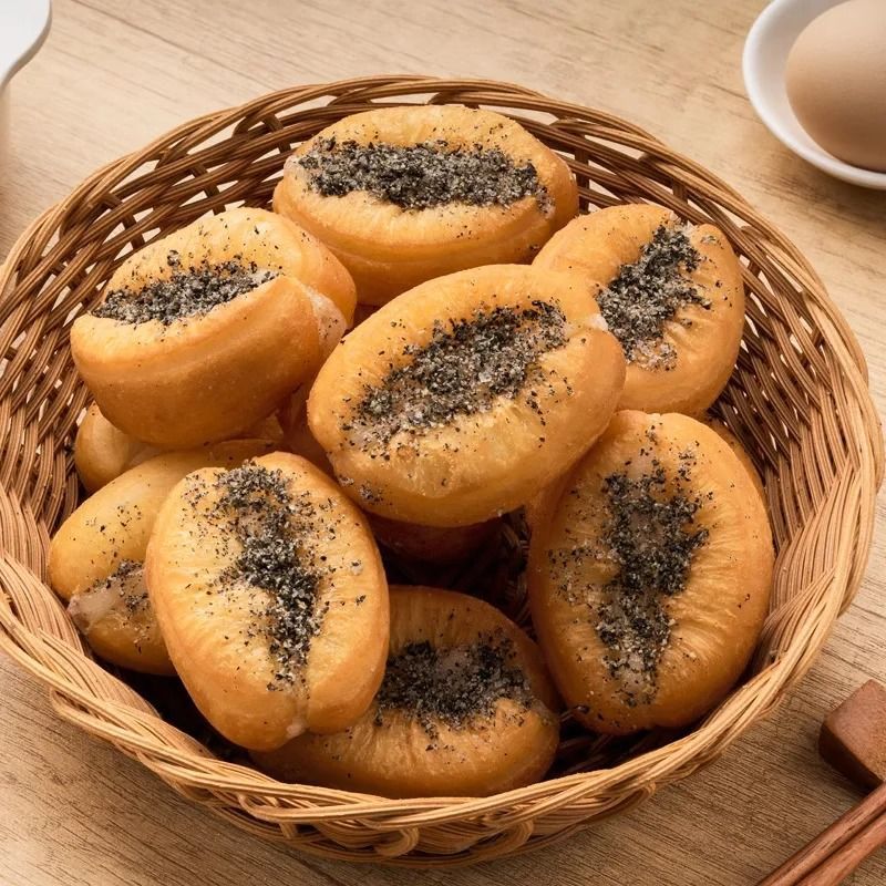 千味央厨糍粑油条00g迷你小油条麻糍早餐半成品空气炸锅速食厂