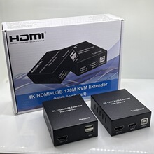 �羳 KVM HDMI���L��60M Extender�W��RJ45�D ����120�� �h��4K30