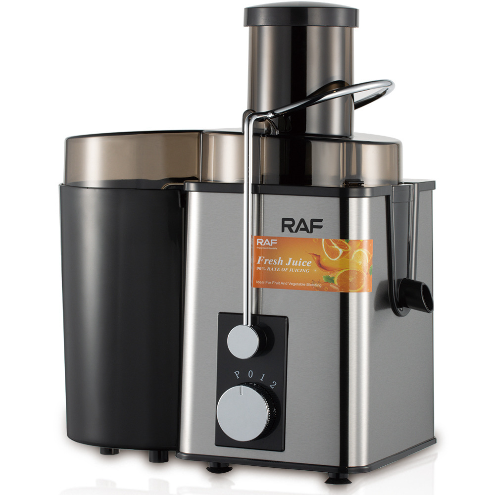 Máquina de jugo estándar europea RAF Máquina de jugo de gran calibre automática horizontal para el hogar Máquina de jugo de separación de jugo de escoria