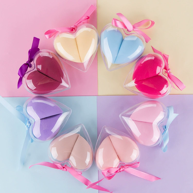 Makeup primer drop-shaped, small cosmetic sponge