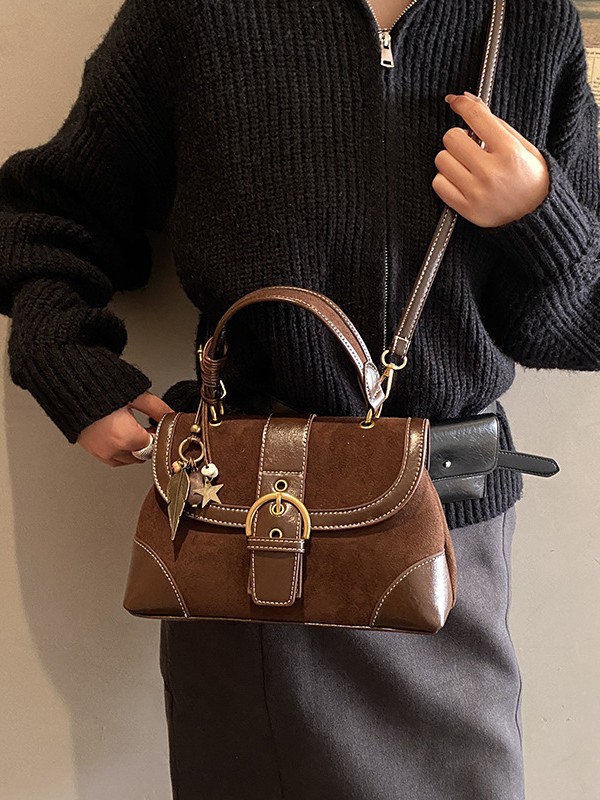 Bolsa de silla de mano de seda medieval 2026 nueva moda alta textura versátil bolso de mochila