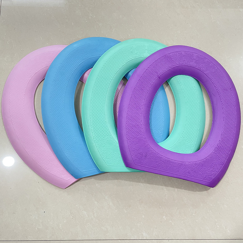 Cojín de asiento de inodoro EVA adhesivo Four Seasons universal de secado rápido anti-fouling cojín de asiento de inodoro EVA impermeable suave cojín de asiento de inodoro
