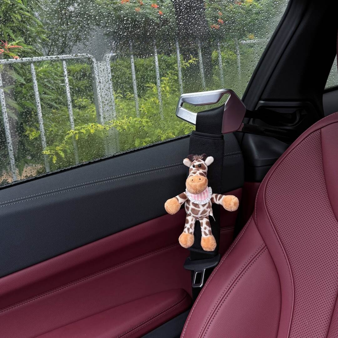 Zootopia Spring Series Nick Judy Car Seat Belt Shoulder Cover Stuffed Doll Anti-Stranglehold Decoration