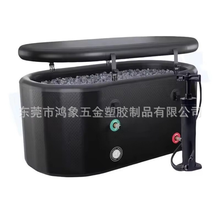 Small Quantity in Stock: Ice Bucket Bathtub, Fitness Bath Tub, Soaking Bath Pool, Pvc Inflatable Brushed Ice Bath, Wholesale