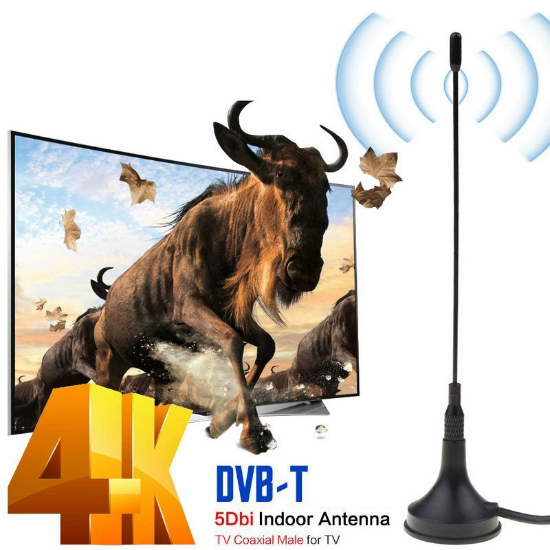 Наземная волна DTMB цифровая антенна ТВ автомобиль DVB-T2 внутренняя всасывающая чашка hdTV высокое разрешение домашняя ТВ антенна