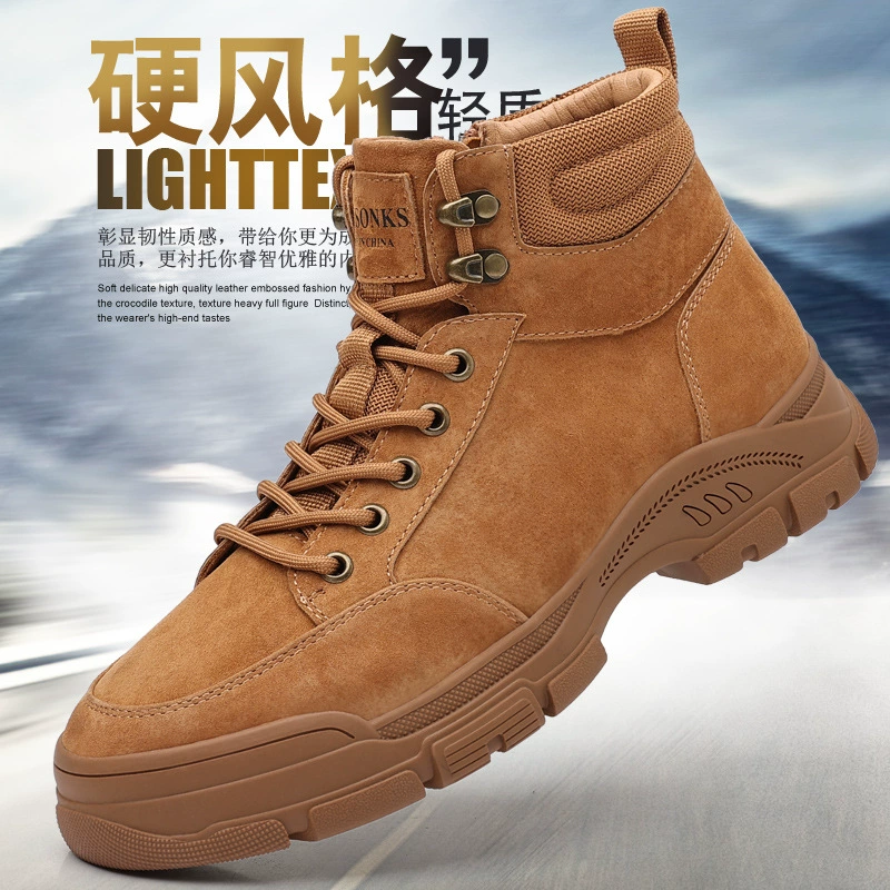 2024 осенние новые дышащие ботинки martin, универсальная модная повседневная рабочая одежда, походная уличная обувь, мужские ботинки martin.