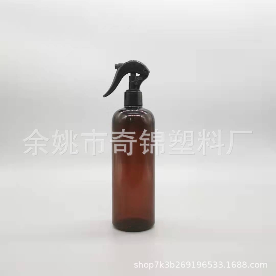 500ml毫升圆肩黑色棕色小老鼠喷雾瓶卸妆水爽肤水啫喱水香水喷壶