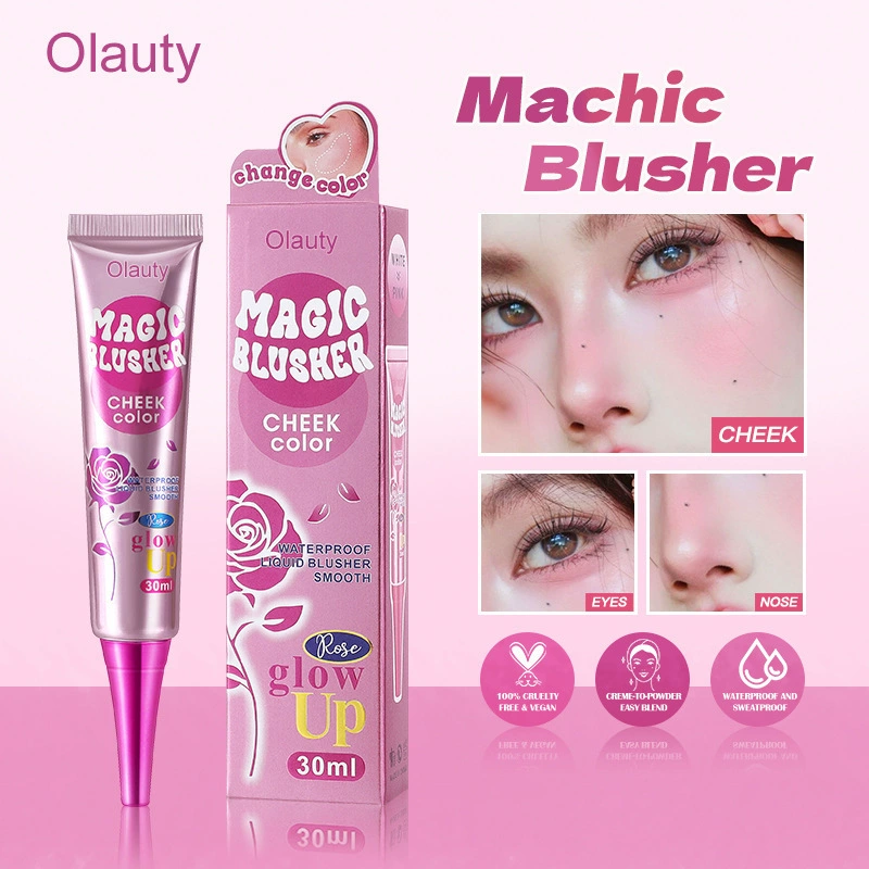 Olauty Волшебное изменение цвета румяна magic blusher румяна матовый цвет цвета