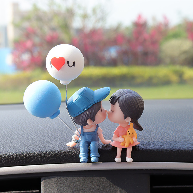 Lindo regalo para niñas, decoración de coche de pareja, decoración de coche, pastel, decoración de escritorio de oficina en el hogar