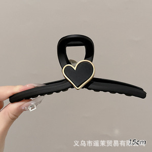 轻奢高端水晶大号抓夹鲨鱼夹女时尚百搭后脑勺盘发夹新款发抓头饰|undefined