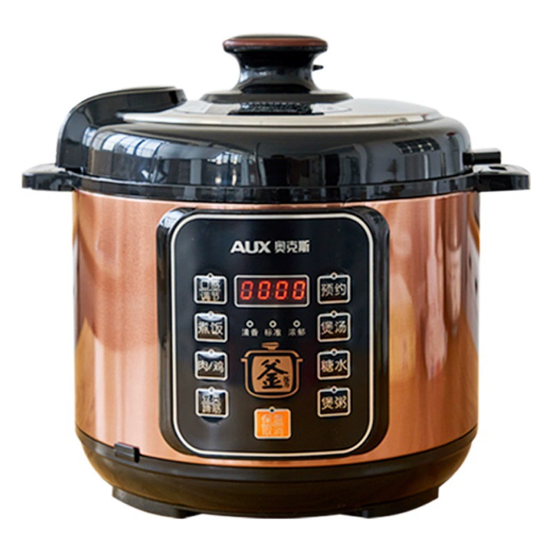 Электрическая скороварка Oaks, мини-скороварка с двумя чашами, умная, с антипригарным покрытием, бытовая, большой емкости, многофункциональная, для приготовления риса