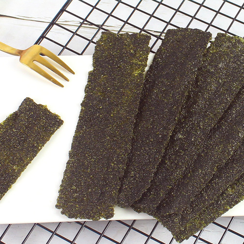 Thailand Imported Snack Boss Zai Spicy Seafood Tomato Flavor Baked Seaweed Crisps Ready-to-Eat Napa Seaweed Food 32g