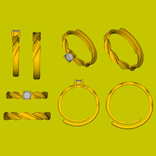 S925银莫比乌斯情侣对戒来版订做来图定制OEM来样定制ODM加工戒指