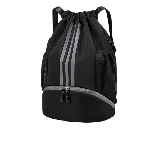 Supply basketball bag, outdoor mountain climbing solid color fitness backpack, Oxford cloth material casual sports bag